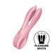 Клиторальный вибратор Satisfyer Threesome 1 Pink с тремя гибкими пальчиками SO6985 фото 1