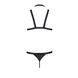 Комплект мужского белья из стреп Passion 039 SET ANDREW XXL/XXXL Black, стринги, шлейка SO7590 фото 6