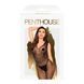 Бодистокинг с узором в виде крыльев и бабочки Penthouse - Wild catch black S/L SO4399 фото 3