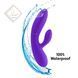 Гибкий вибратор кролик с двумя моторами FeelzToys Lea Rabbit Vibrator Medium Purple SO4431 фото 5