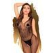 Бодистокинг с узором в виде крыльев и бабочки Penthouse - Wild catch black S/L SO4399 фото 1