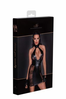 Платье Noir Handmade F238 Short tulle dress with powerwetlook inserts, L SX0129 фото