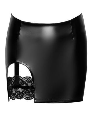 Спідниця Noir Handmade F345 Powerwetlook skirt with garter - XL SX2137 фото