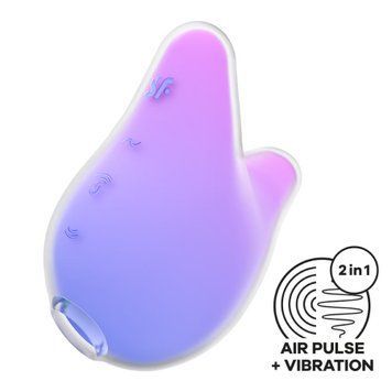 Вакуумный клиторальный стимулятор Satisfyer Mermaid Vibes Violet/Pink, 2 мотора SX1219 фото