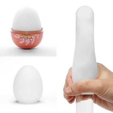 Мастурбатор-яйце Tenga Egg Shiny II, щільний TPE, пробник лубриканту 5 мл SO9799 фото