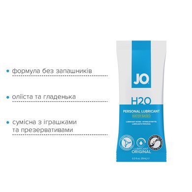 Набір лубрикантів Foil Display Box &ndash; JO H2O Lubricant &ndash; Original &ndash; 12 &times; 10ml SO6160 фото