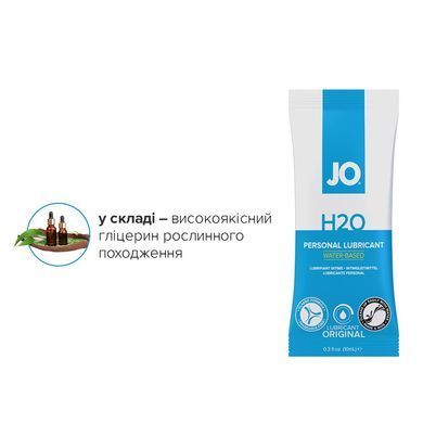 Набір лубрикантів Foil Display Box &ndash; JO H2O Lubricant &ndash; Original &ndash; 12 &times; 10ml SO6160 фото