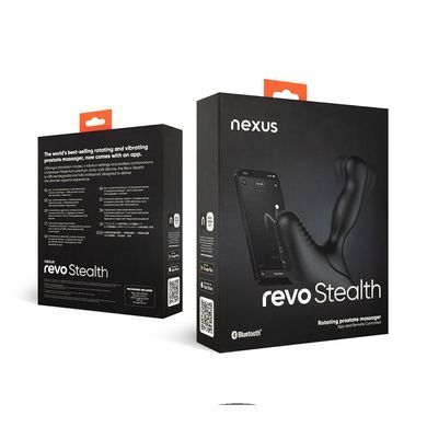 Смарт-массажер простаты Nexus Revo Stealth with APP, вибрация+ротация, пульт ДУ, до 10 часов работы SX2419 фото