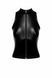 Топ Noir Handmade F324 Glam, XXL, black, халтер, на молнии, виниловые вставки, воротник-стойка SX0379 фото 6