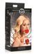 Силиконовый кляп с розой Master Series: Blossom Silicone Rose Gag &ndash; Red SO8801 фото 10