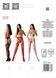 Еротичні колготки-бодістокінг зі шнурівкою на стегнах Passion S026 One Size, white, з доступом SO8950 фото 5