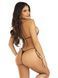 Комплект Leg Avenue Bikini top and thong panty, One Size, черный, со стразами, мягкий лиф и стринги SX1072 фото 2