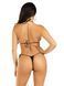 Комплект Leg Avenue Bikini top and thong panty, One Size, черный, со стразами, мягкий лиф и стринги SX1072 фото 4