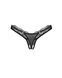 Трусики Obsessive Arrowel Black crotchless thong 2XL/3XL SX2584 фото 3