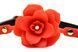 Силиконовый кляп с розой Master Series: Blossom Silicone Rose Gag &ndash; Red SO8801 фото 3