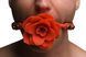 Силиконовый кляп с розой Master Series: Blossom Silicone Rose Gag &ndash; Red SO8801 фото 9
