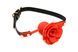Силиконовый кляп с розой Master Series: Blossom Silicone Rose Gag &ndash; Red SO8801 фото 1