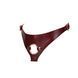 Кожаные трусы для страпона Liebe Seele Wine Red Strap on Harness, универсальный размер SO9464 фото 3