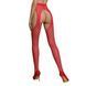 Эротические колготки-бодистокинг Passion ECO S003 red, с доступом, имитация подвязок SO7091 фото 2