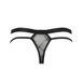 Мужские прозрачные стринги Passion 029 THONG COLLIN L/XL Black, сетка SO7558 фото 6