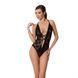 Боди с очень глубоким декольте Passion DARYL BODY L/XL, black EL14801 фото 1