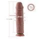 Силиконовый фаллоимитатор для секс-машин Hismith 11&Prime; Silicone Dildo, система KlicLok SO6208 фото 4