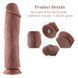 Силиконовый фаллоимитатор для секс-машин Hismith 11&Prime; Silicone Dildo, система KlicLok SO6208 фото 2