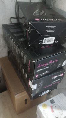 Вібратор-кролик з електростимуляцією Mystim Daring Danny eStim Black (м'ята упаковка!!!) SO2988-R фото