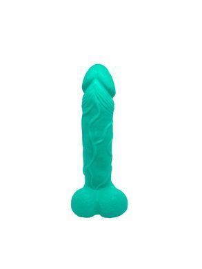 Крафтовое мыло-член с присоской Чистий Кайф Turquoise size L, натуральное SO2646 фото