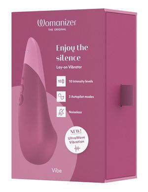 Мінівібратор Womanizer Vibe Dusky Pink, 3 авторежими + 10 рівнів інтенсивності SX2144 фото