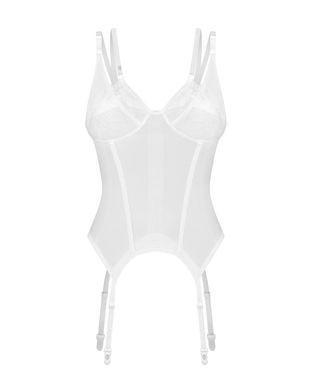 Корсет Obsessive Arrowel White corset S/M SX2585 фото