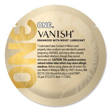 Презерватив ONE Vanish Hyperthin, 1 шт, ультратонкий, со смазкой SX0778 фото