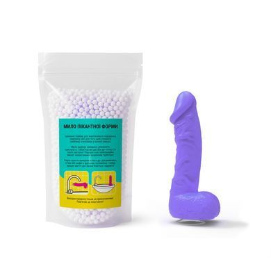 Крафтове мило-член з присоскою Чистий Кайф LARGE Violet, натуральне SX2320 фото