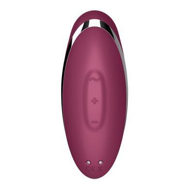 Вибростимулятор-пульсатор Satisfyer Tap & Climax 2 Red, эффект постукивания пальцем SX2185 фото