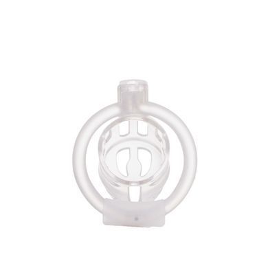 Клітка для пеніса LOCKINK SEVANDA Plastic Penis Chastity Cage, прозора, 3 кільця різних розмірів SX0871 фото