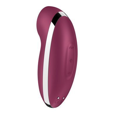 Вибростимулятор-пульсатор Satisfyer Tap & Climax 2 Red, эффект постукивания пальцем SX2185 фото