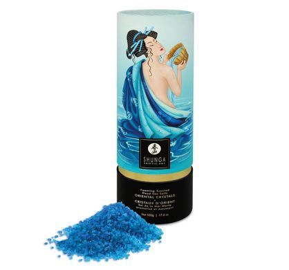 Пенящаяся соль для ванны Shunga Dead Sea salt Oriental Crystals &mdash; Ocean Temptations (500 г) SO6894 фото
