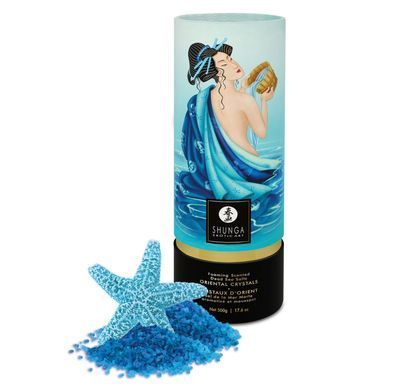 Пенящаяся соль для ванны Shunga Dead Sea salt Oriental Crystals &mdash; Ocean Temptations (500 г) SO6894 фото