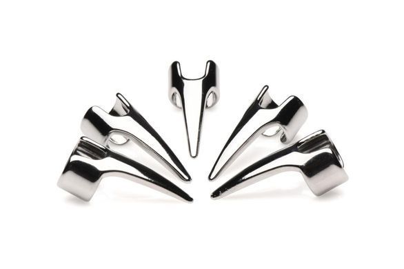 Набір кілець з кігтями Master Series Five-Piece Sensation Claw Rings - Silver (м'ята упаковка!!!) SX1191-R фото