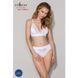 Эластичный топ с кружевом Passion PS001 TOP S, white SO4189 фото 3