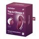Вибростимулятор-пульсатор Satisfyer Tap & Climax 2 Red, эффект постукивания пальцем SX2185 фото 7