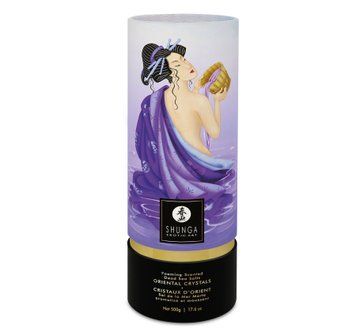 Пенящаяся соль для ванны Shunga Dead Sea salt Oriental Crystals &mdash; Exotic Fruits (500 г) SO6895 фото