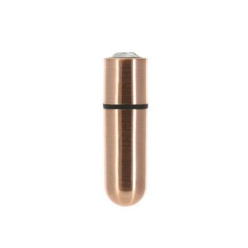 Вибропуля PowerBullet First-Class Bullet 2.5&Prime; with Key Chain Pouch, Rose Gold, 9 режимов вибрации SO6847 фото