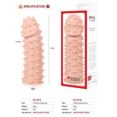 Насадка на член Kokos Extreme Sleeve ES.03 размер S SO1274 фото