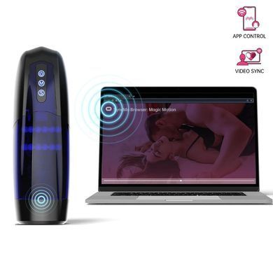 Интерактивный смарт мастурбатор Magic Motion Xone, имитация фрикций, 10 режимов, турбо-кнопка SO8221 фото
