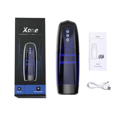 Интерактивный смарт мастурбатор Magic Motion Xone, имитация фрикций, 10 режимов, турбо-кнопка SO8221 фото