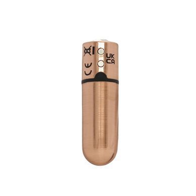 Вибропуля PowerBullet First-Class Bullet 2.5&Prime; with Key Chain Pouch, Rose Gold, 9 режимов вибрации SO6847 фото
