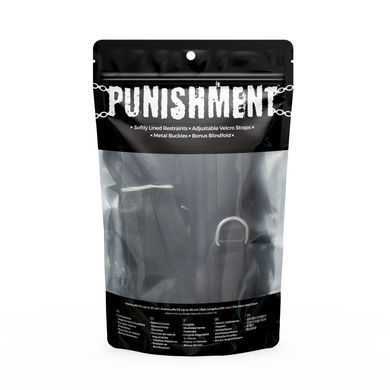 Розтяжка на ліжко Punishment - 5-Piece Bed Restraint Kit - Black SX2229 фото