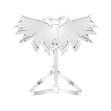 Жіноча портупея Art of Sex - Wings біла L-2XL, екошкіра SX2368 фото
