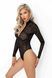 Боди под леопард Noir Handmade F287 Leopard flock bodysuit with long sleeves, XXL, длинный рукав SX0181 фото 2